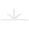 Ekena Millwork Richland Architectural Grade PVC Gable Bracket, 84"W x 35"H x 4"D x 4"F, 10/12 Pitch GBP084X35X0404RIC00 - alternate 4